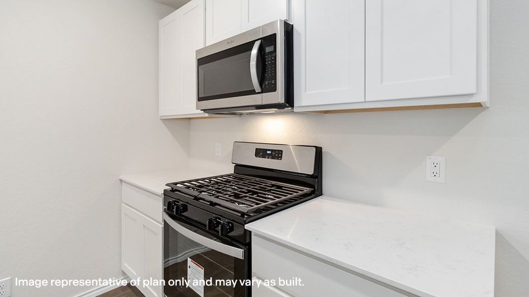 Representative furnished interior of a home built from the The Friedrich by D.R. Horton in Riverstone at Westpointe, San Antonio (Image 9).
