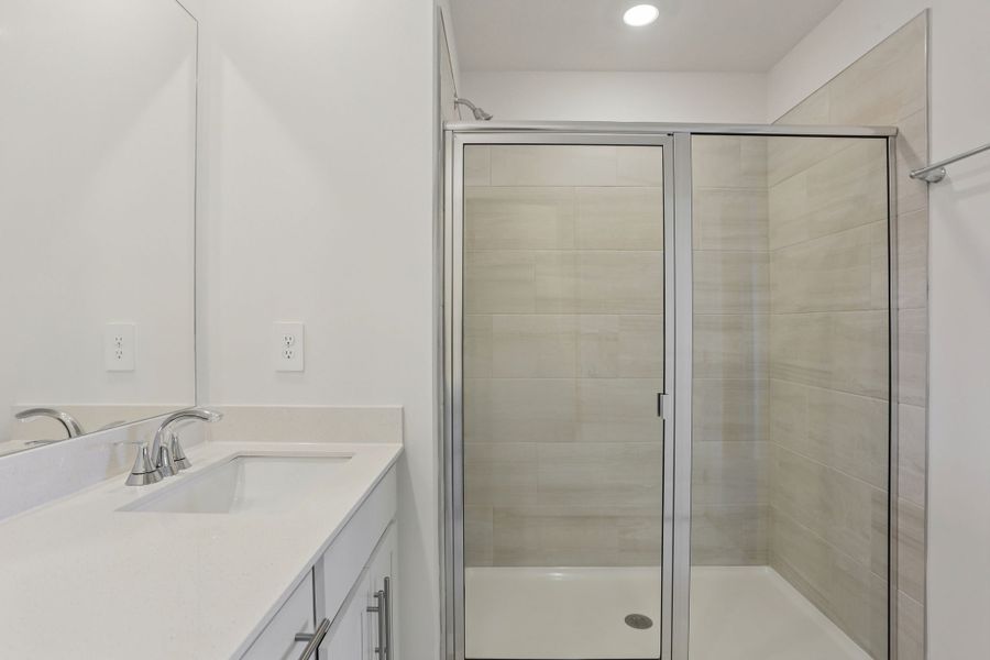 Furnished interior view inside a new home in Greystone - Highland Townhomes, Smyrna (Image 7).