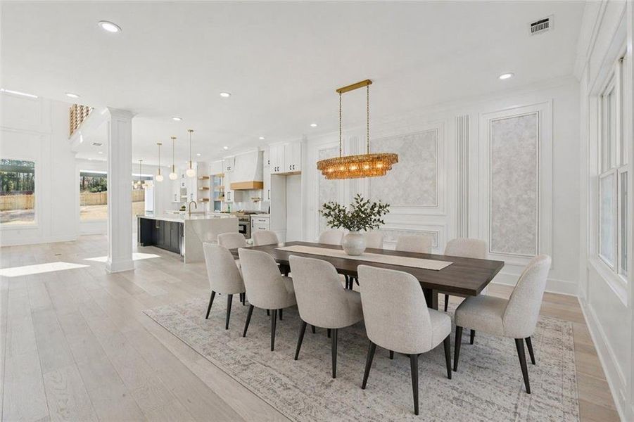 Furnished interior view inside a new home in , Grayson (Image 33).