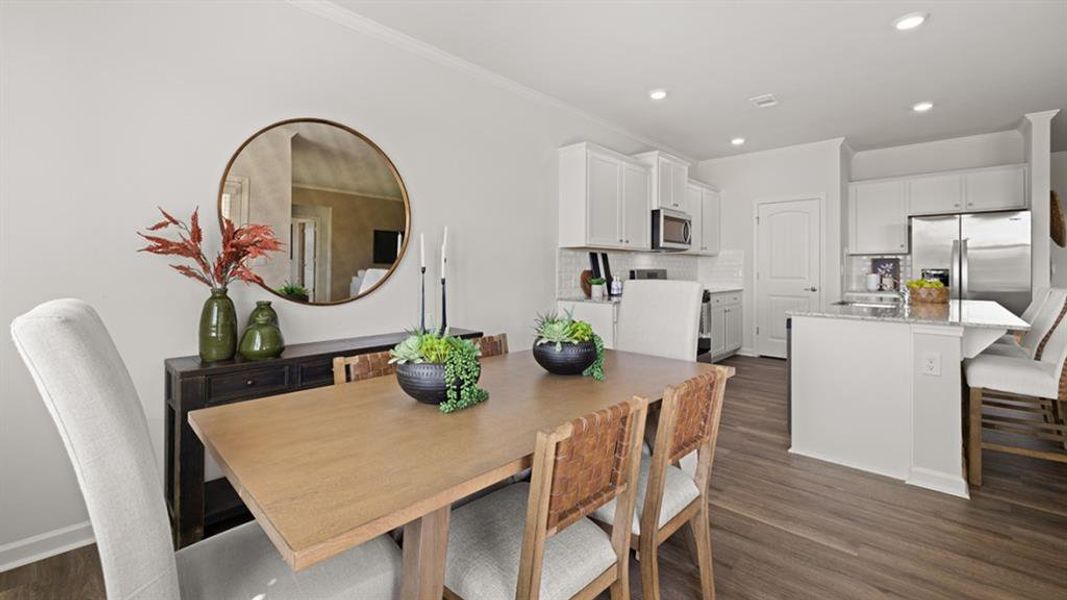 Furnished interior view inside a new home in Lost Creek, Dallas (Image 10).