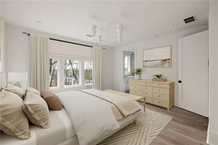 Furnished interior view inside a new home in , Chattahoochee Hills (Image 3).