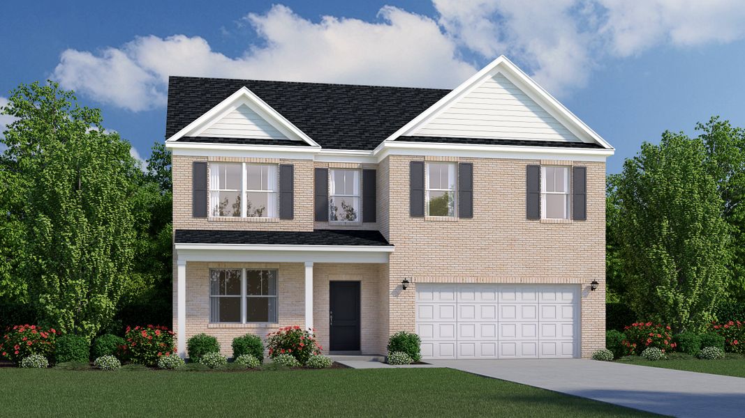 Representative exterior photo of a completed home built from the Insha by Veranda Homes in Heritage Bay, Sumter, SC (Image 2).