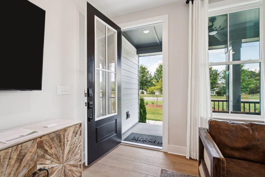 Representative exterior details of a home built from the Torrence by Tri Pointe Homes in Seven Oaks, Belmont (Image 4).
