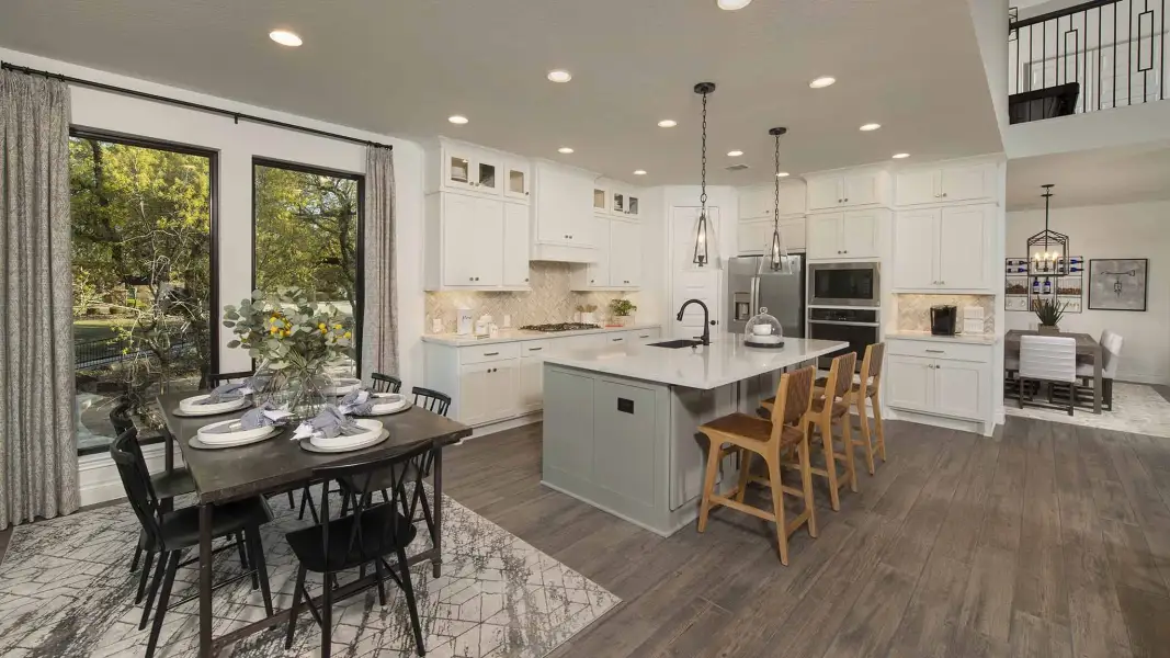 Representative furnished interior of a home built from the 3399W by Perry Homes in Briarley, Montgomery (Image 61).