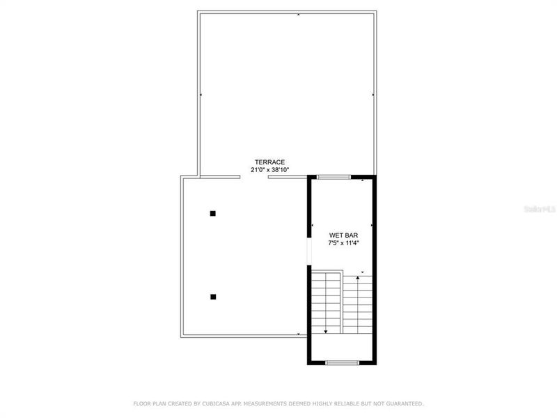 2D floor plan layout of this home in , St. Petersburg, FL (Image 5).