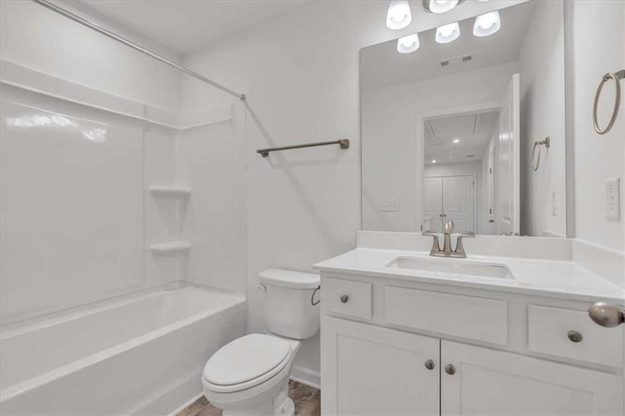 Furnished interior view inside a new home in The View at Groover's Lake, Lithia Springs (Image 14).