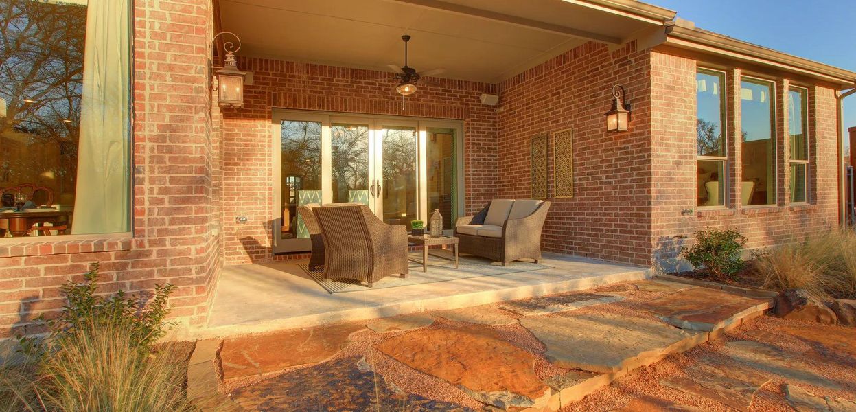 The Ravenna Outdoor Living Area