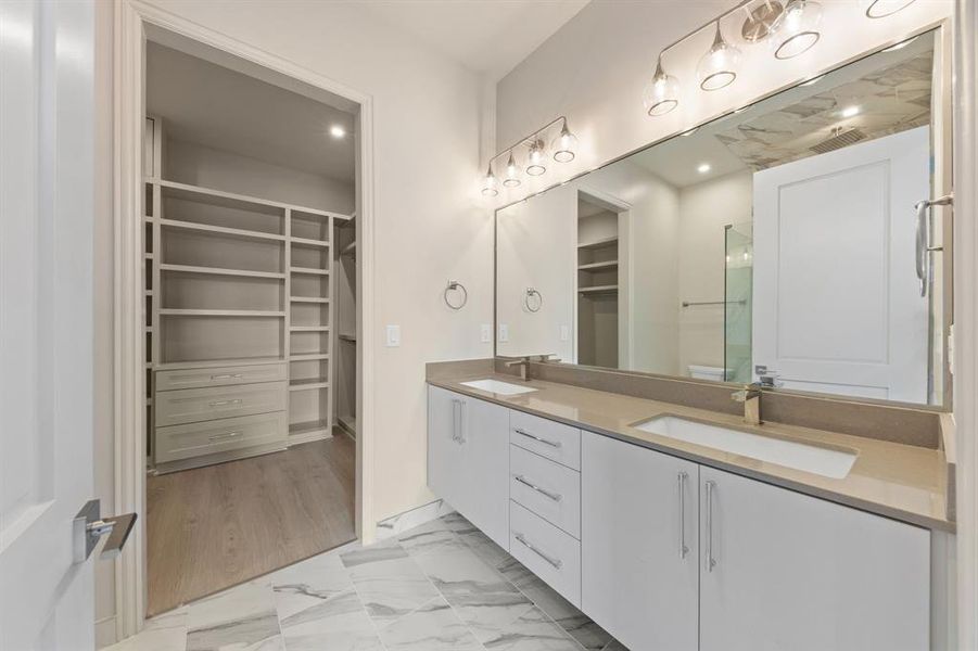 Furnished interior view inside a new home in , Dallas (Image 3).