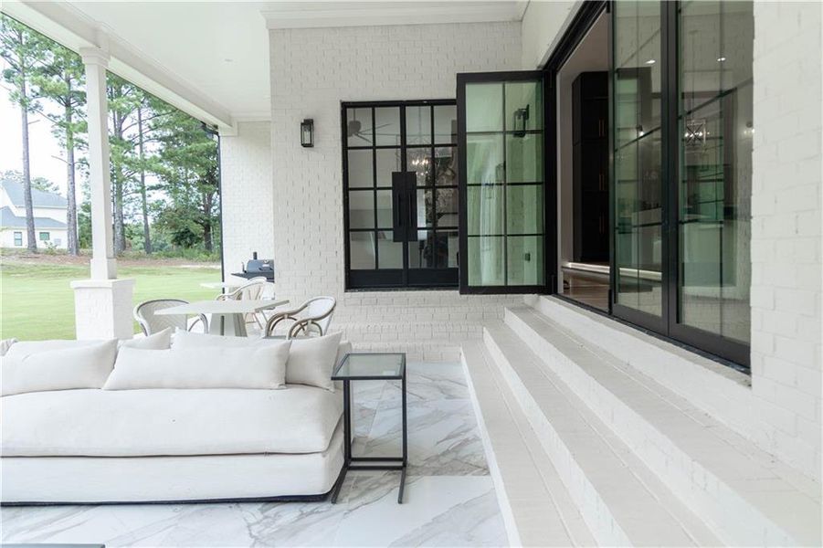 Furnished interior view inside a new home in , Stockbridge (Image 30).