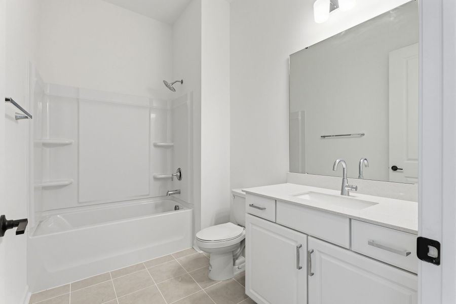 Furnished interior view inside a new home in River Falls, Tega Cay (Image 9).
