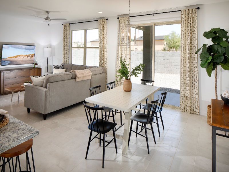 Furnished interior view inside a new home in Paloma Creek - Classic Series, Surprise (Image 4).