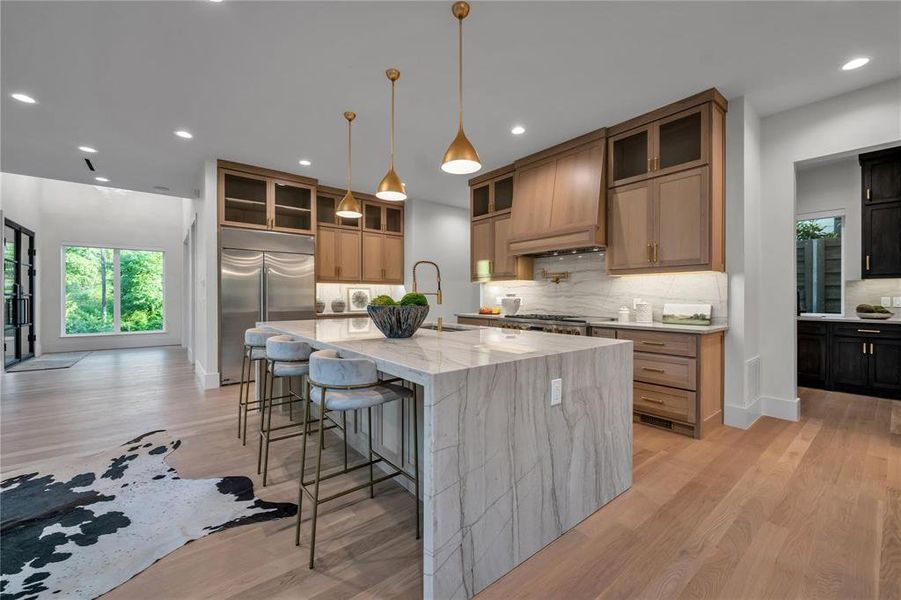 Furnished interior view inside a new home in , Dallas (Image 32).