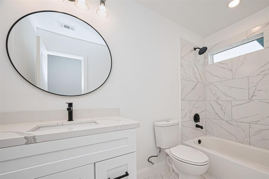 Furnished interior view inside a new home in , Houston (Image 9).