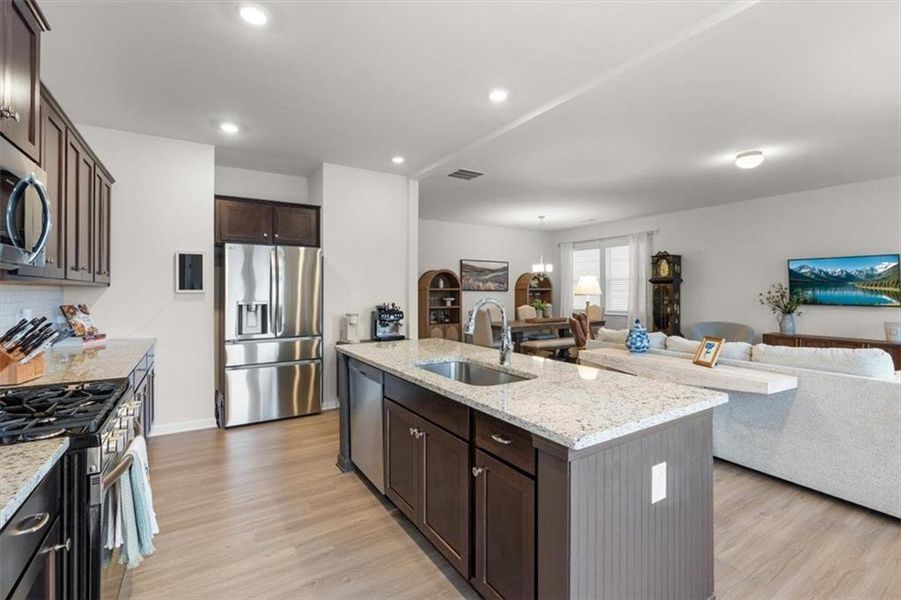 Furnished interior view inside a new home in , Dawsonville (Image 35).