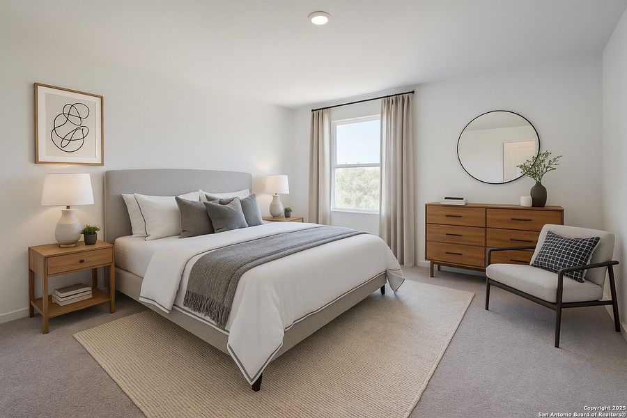 Furnished interior view inside a new home in , San Antonio (Image 14).