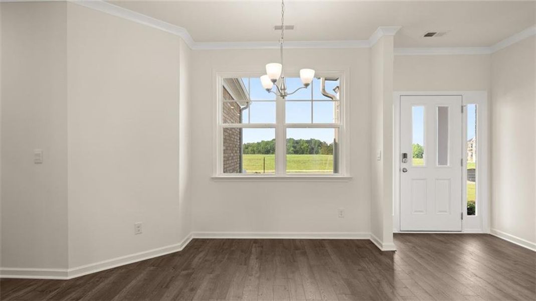 Spacious, unfurnished interior of a new home in Heritage Pointe, Senoia (Image 33). Spacious, unfurnished interior of a new home in Heritage Pointe, Senoia (Image 33).