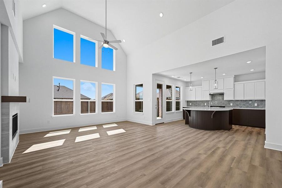 Furnished interior view inside a new home in Waterscape: 50ft. lots, Royse City (Image 10).