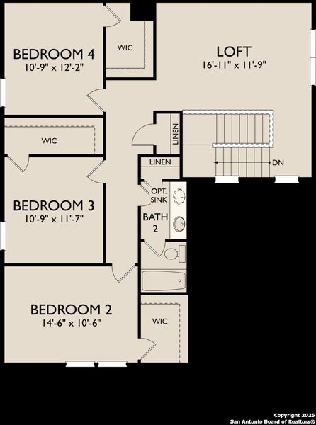 2D floor plan layout of this home in The Arbors at the Wilder, Adkins, TX (Image 4). 2D floor plan layout of this home in The Arbors at the Wilder, Adkins, TX (Image 4).