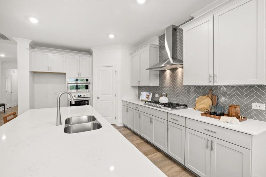 Furnished interior view inside a new home in The Court at Gainesville Township, Gainesville (Image 3).
