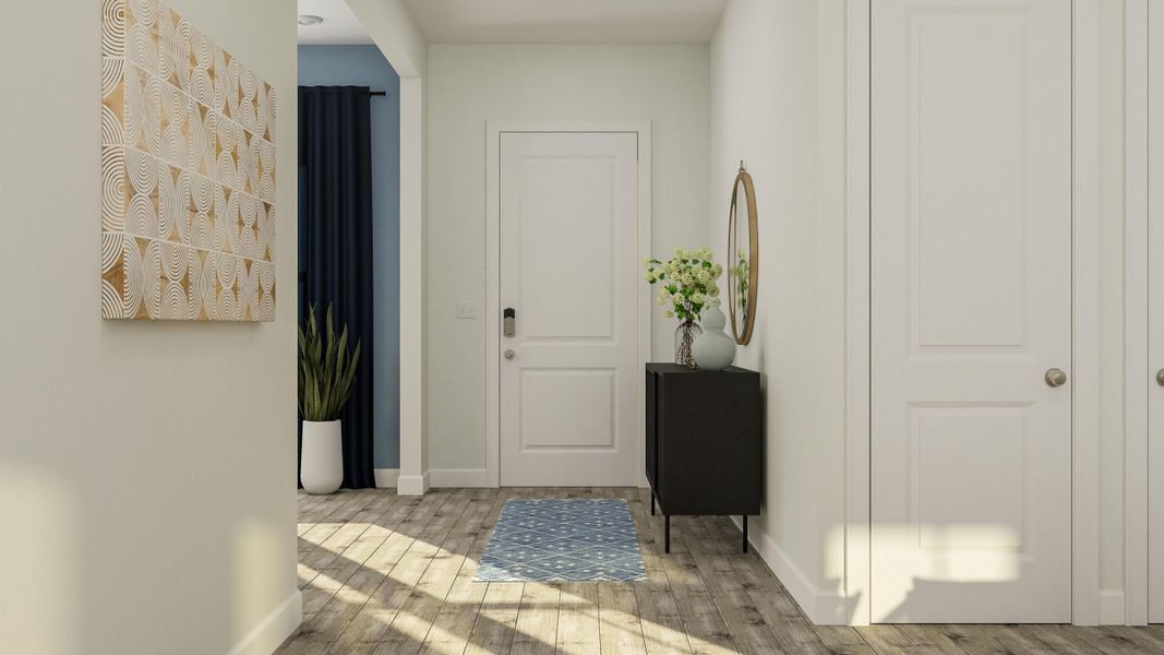 Furnished interior view inside a new home in Horizons at Summers Corner | 55+: The Estates, Summerville (Image 15).