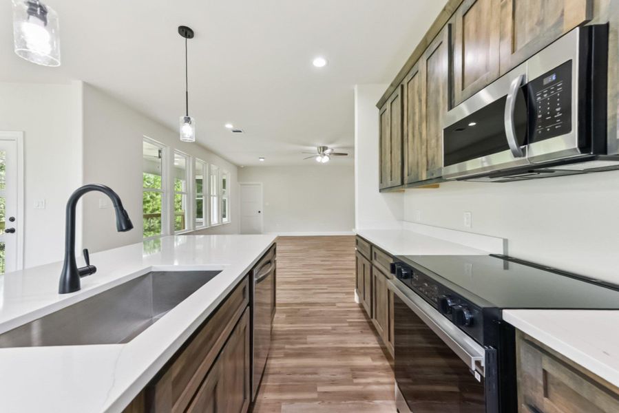 Furnished interior view inside a new home in , Bastrop (Image 8). Furnished interior view inside a new home in , Bastrop (Image 8).