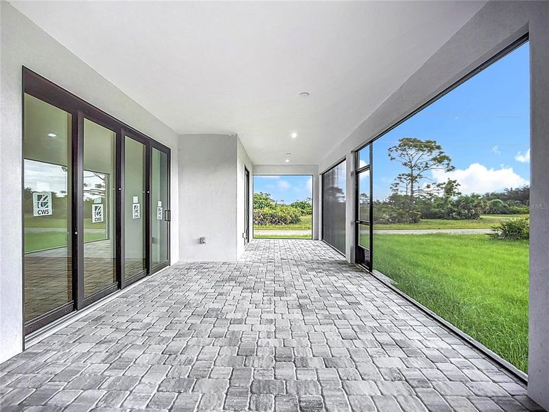 Back lanai, screened Back lanai, screened