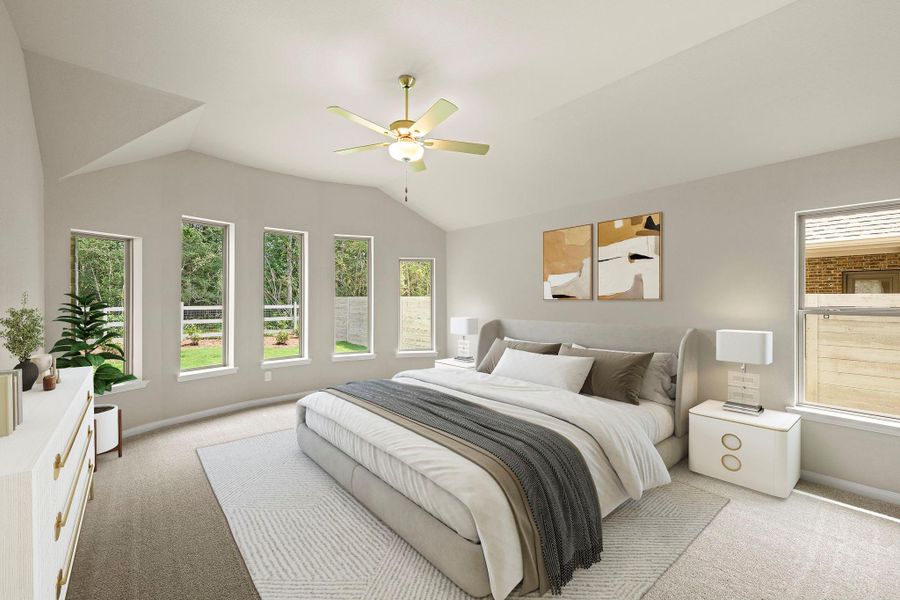 Furnished interior view inside a new home in Two Step Farm, Montgomery (Image 7).