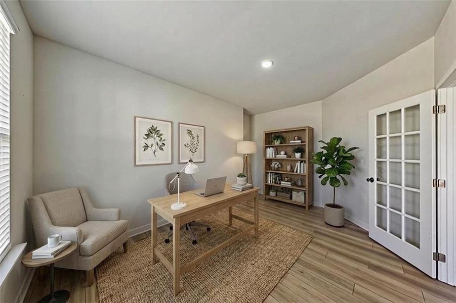 Furnished interior view inside a new home in Conner Farm, Dawsonville (Image 37).