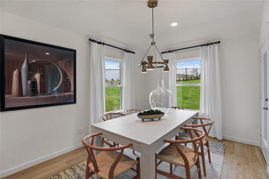 Model home photos of similar floorplans, not pictures of actual home.