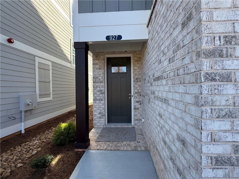 Exterior details and patio area of a home in , Marietta (Image 3). Exterior details and patio area of a home in , Marietta (Image 3).