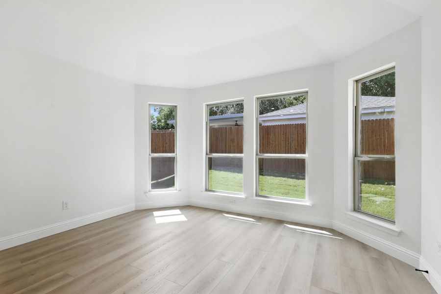 Representative unfurnished interior of a home built from the Iverson I by Cheldan Homes in Terra Vista, Springtown (Image 83). Representative unfurnished interior of a home built from the Iverson I by Cheldan Homes in Terra Vista, Springtown (Image 83).