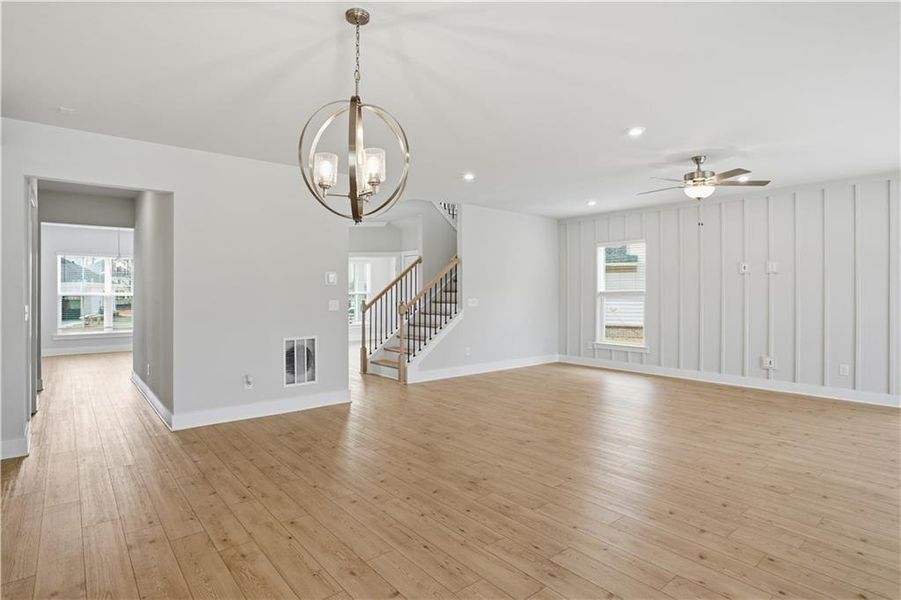 Spacious, unfurnished interior of a new home in Rose Creek, Cumming (Image 6).