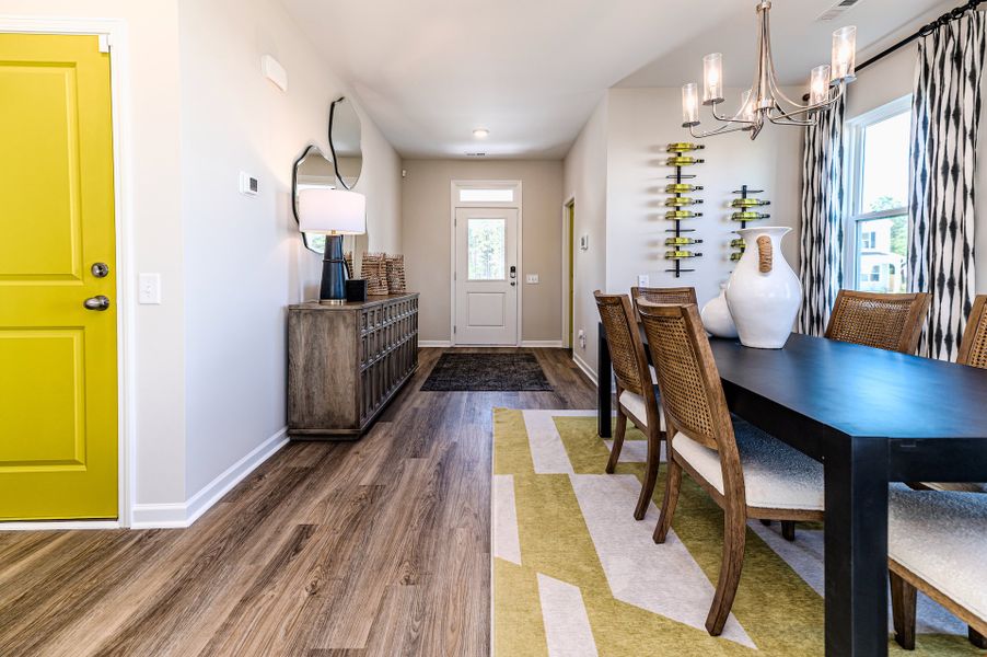Representative furnished interior of a home built from the Metcalf by McKee Homes in Bedford, Raeford (Image 3).
