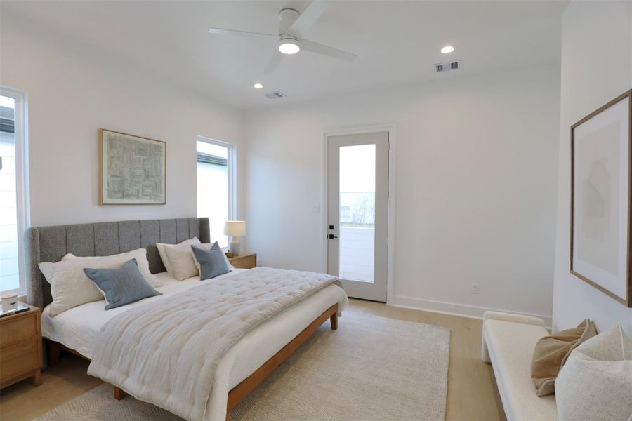 Furnished interior view inside a new home in , Houston (Image 18).