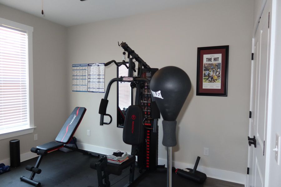 Furnished interior view inside a new home in , Santee (Image 30).