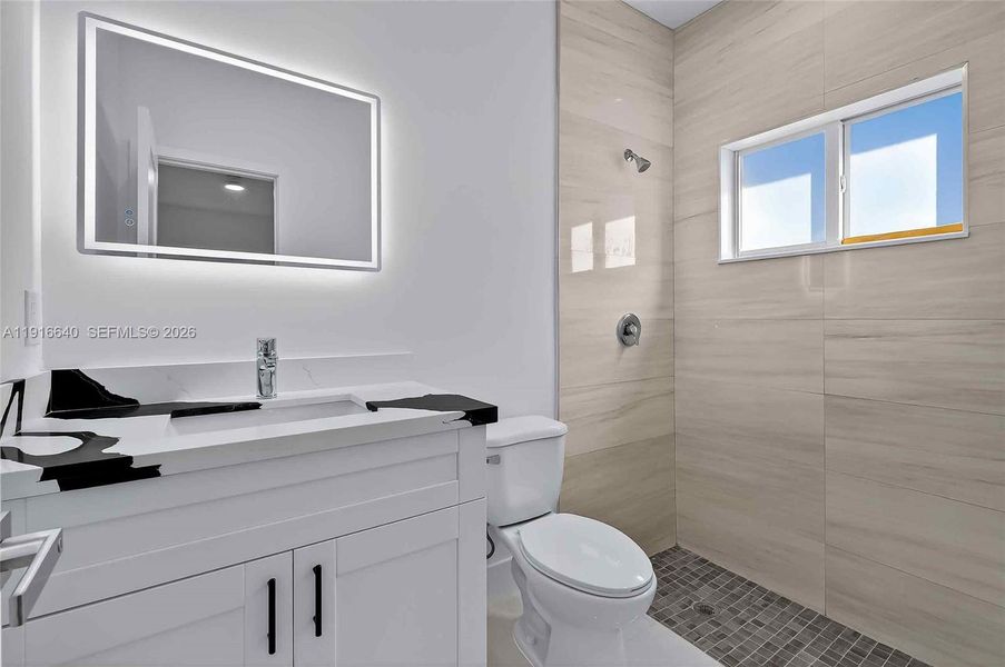 Furnished interior view inside a new home in , Miami (Image 13).