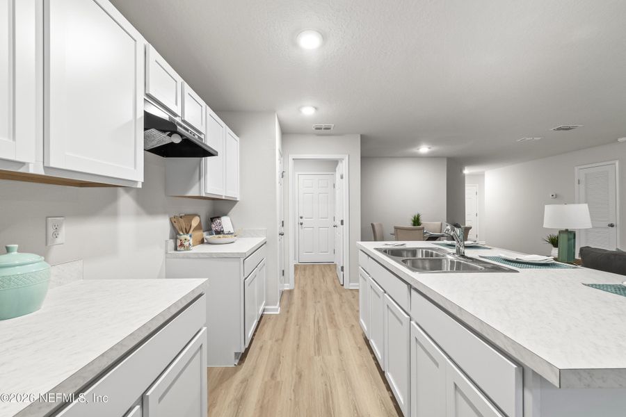 Furnished interior view inside a new home in , Jacksonville (Image 9).