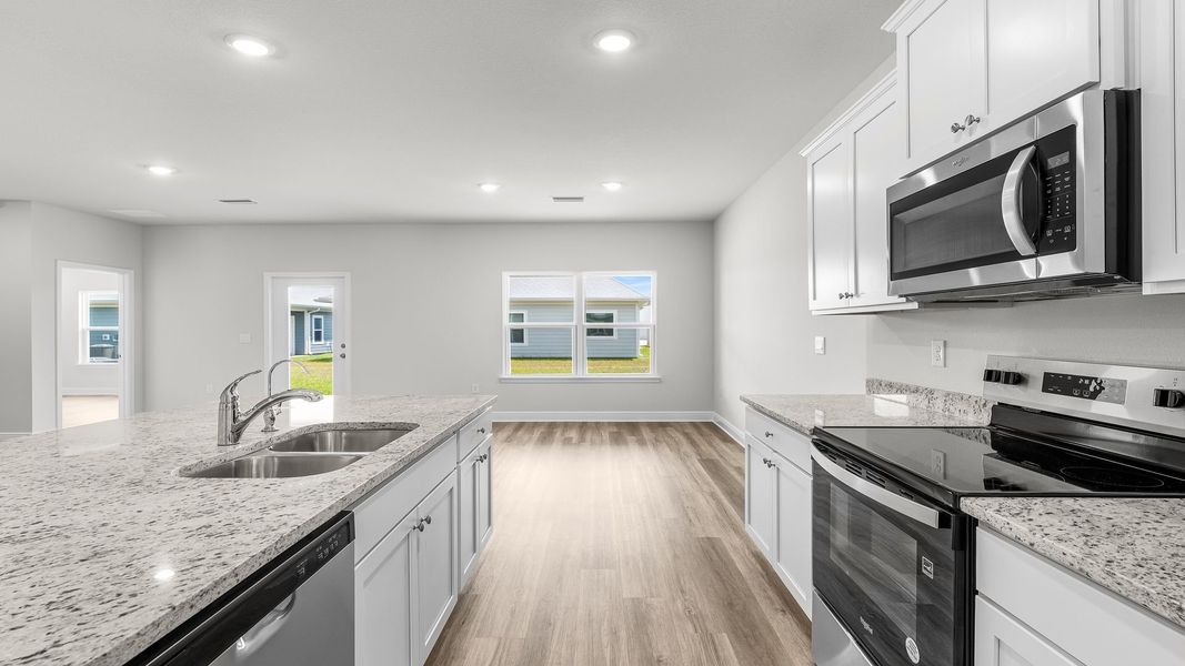 Furnished interior view inside a new home in WindMark Beach, Port Saint Joe (Image 8). Furnished interior view inside a new home in WindMark Beach, Port Saint Joe (Image 8).