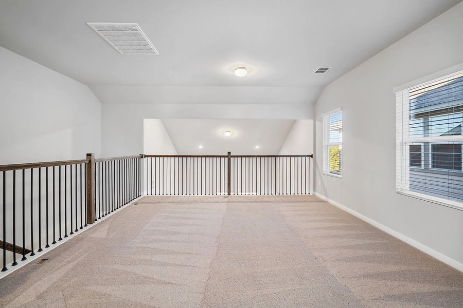 Representative unfurnished interior of a home built from the Granbury by Ashton Woods in Berry Creek Highlands, Georgetown (Image 49). Representative unfurnished interior of a home built from the Granbury by Ashton Woods in Berry Creek Highlands, Georgetown (Image 49).