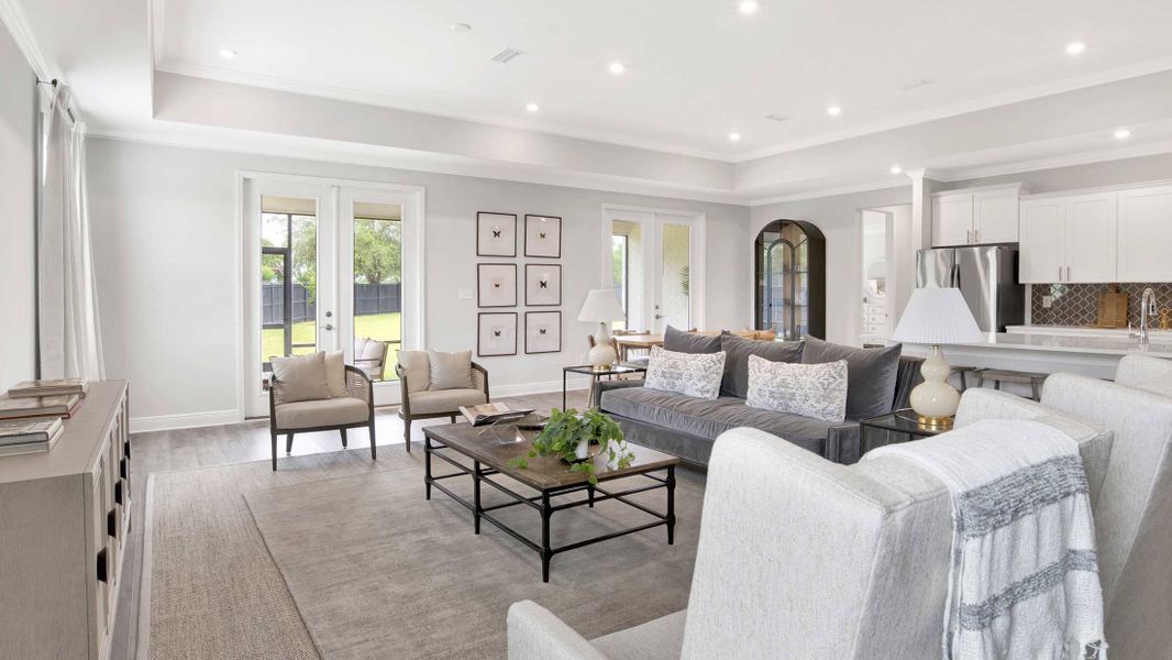 Furnished interior view inside a new home in Golden Gate, Naples (Image 12).