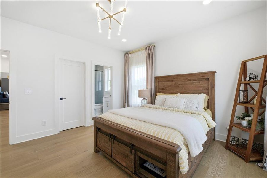 Furnished interior view inside a new home in , Alpharetta (Image 41).