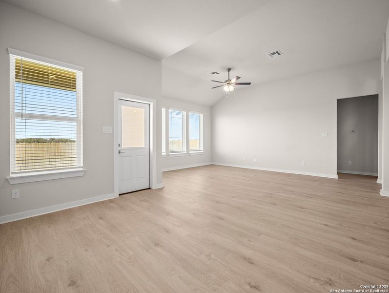 Spacious, unfurnished interior of a new home in Morgan Meadows, San Antonio (Image 13). Spacious, unfurnished interior of a new home in Morgan Meadows, San Antonio (Image 13).