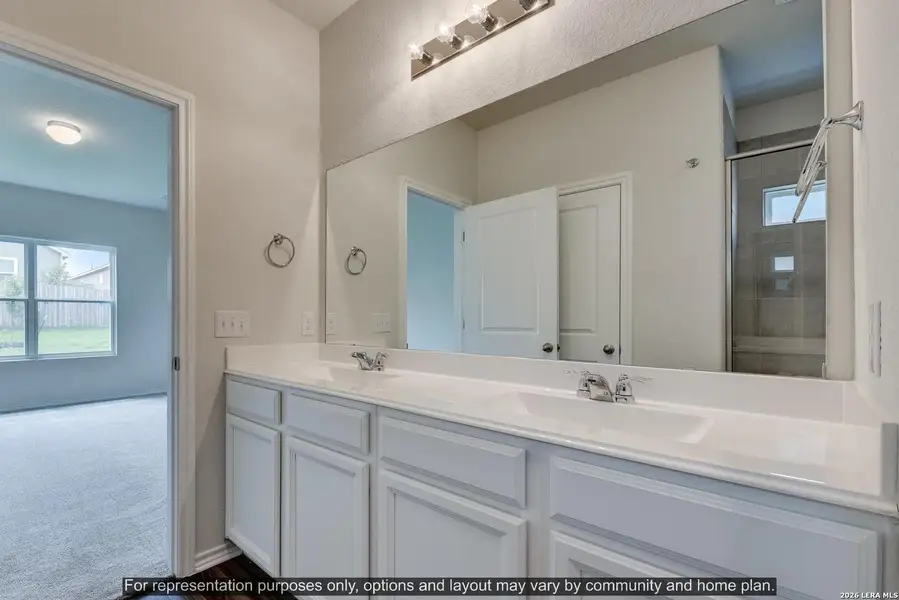 Furnished interior view inside a new home in Nopal Valley, San Antonio (Image 4).