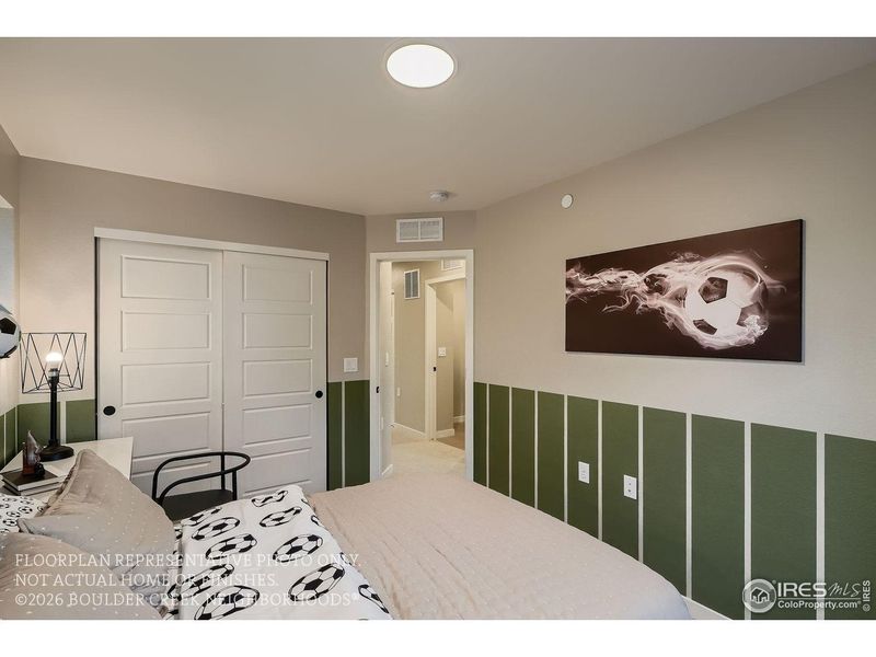 Furnished interior view inside a new home in Baseline, Broomfield (Image 43).