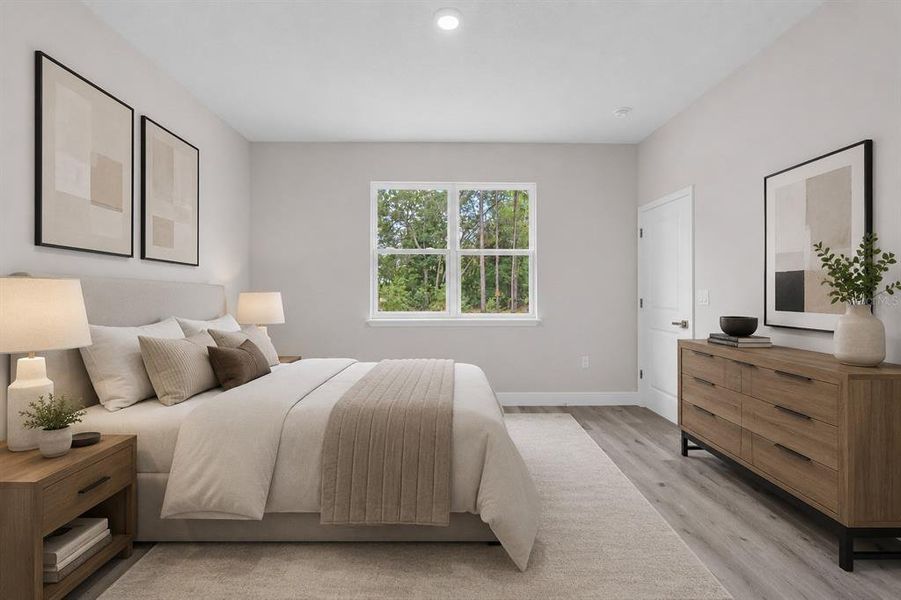 Furnished interior view inside a new home in , Citrus Springs (Image 39).