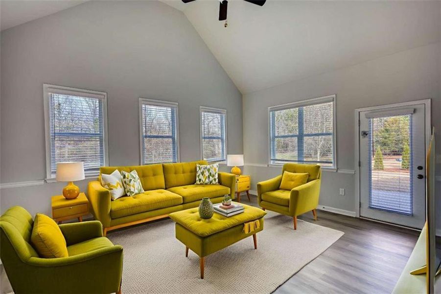 Furnished interior view inside a new home in , Social Circle (Image 10).