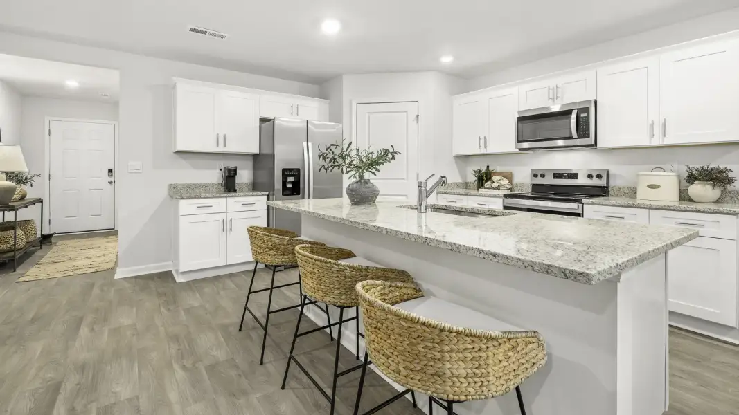 Furnished interior view inside a new home in Quail Haven, Winston-Salem (Image 14).