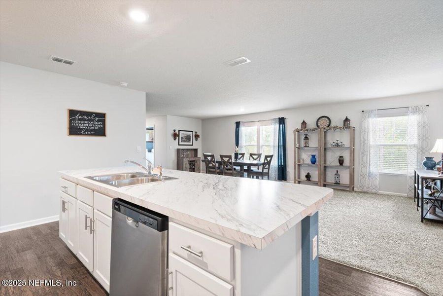 Furnished interior view inside a new home in River Glen Express, Yulee (Image 15).