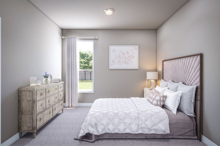Furnished interior view inside a new home in Mason Woods, Cypress (Image 14).