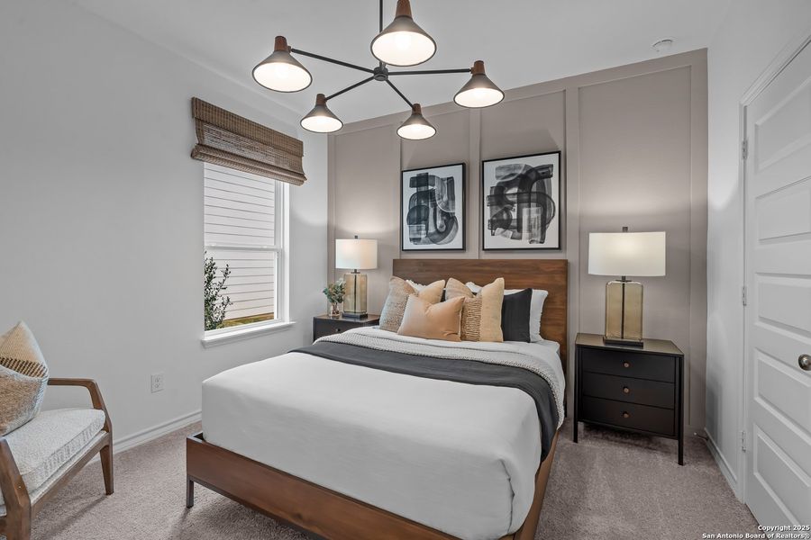 Furnished interior view inside a new home in Corley Farms, Boerne (Image 13).